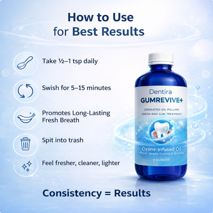 Dentira GUMREVIVE+ Ozonated Oil Pulling
