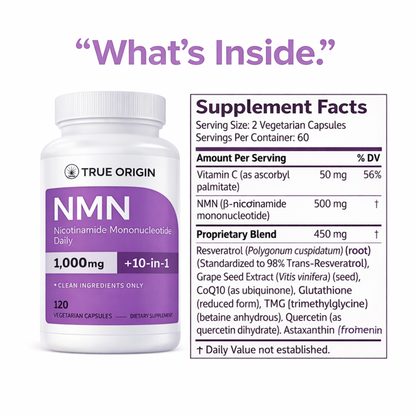 True Origin NMN Daily Capsules (1000 mg)